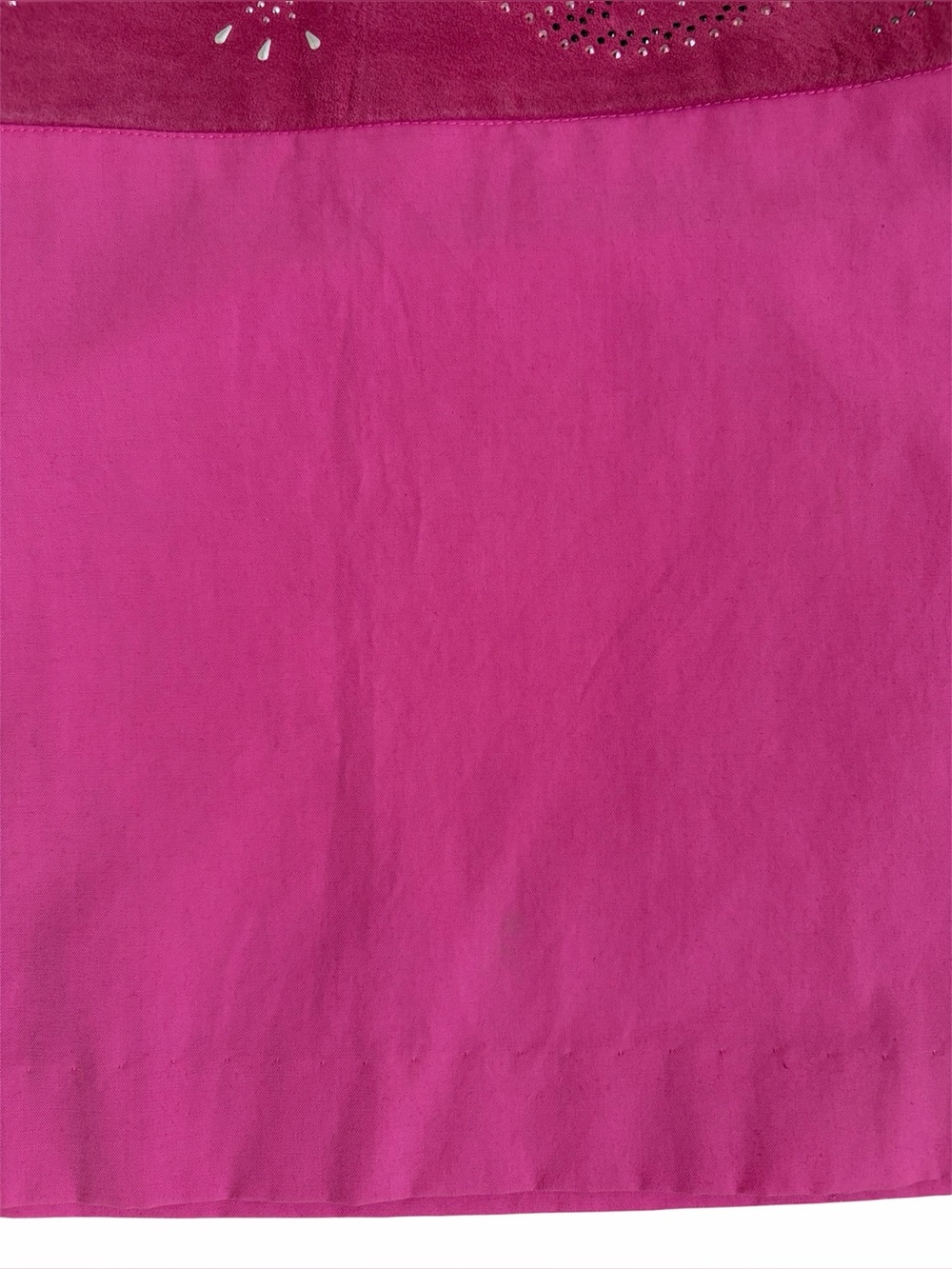 Guess Collection Y2K Vintage Pink Lace Up Suede Micro Mini Skirt Women’s Size 6 - Picture 11 of 11